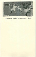 VIEUX-PAPIERS.MENUS.n°30280.CHAMPAGNE GERARD DE RECONDO.EPERNAY.FOOTBALL - Menú