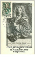 FRANCE.n°19979.CARTE MAXIMUM.1961.COMITE NATIONAL DU BICENTENAIRE DE PIERRE FAUCHARD.1 ET 2 JUILLET 1961 - 1960-1969