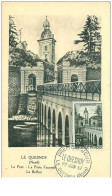 FRANCE.n°19975.CARTE MAXIMUM.1957.LE QUESNOY.LE PONT.LA PORTE FAUROEULT.LE BEFFROI - 1950-1959