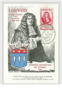 FRANCE.CARTE MAXIMUM.n°141.LOUVOIS.SU RINTENDANT DES POSTES 1668-1692 - Andere & Zonder Classificatie
