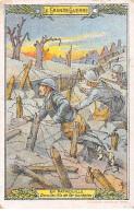 Chromos -COR12345 - Chicorée Voelcker - La Grande Guerre - Soldats - Barbelés - 7x11cm Env. - Té & Café