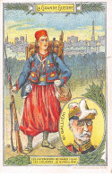 Chromos -COR12355 - Chicorée Voelcker - La Grande Guerre - Les Défenseurs De Paris - Zouaves - Gallieni - 7x11cm Env. - Tea & Coffee Manufacturers