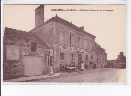 NEUFCHATEL-en-SAOSNOIS: L'hôtel Du Commerce Et De Perseigne - Très Bon état - Andere & Zonder Classificatie