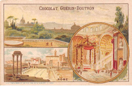 Chromos -COR12257 - Chocolat Guérin-Boutron - Rome - 7x10cm Env. - Guerin Boutron