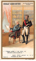 Chromos -COR10284 - Chocolat Guérin-Boutron- Les Mots Historiques- Louis XVIII- En L'état - 7x10 Cm Environ - Guerin Boutron