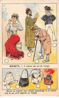 Chromos -COR12208 - Chicorée Williot - Hommes - Femme - Sacs De Voyage - 6x10cm Env. - Té & Café