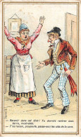 Chromos -COR12179 - Chicorée Williot - Femme - Homme - 6x10cm Env. - Thé & Café