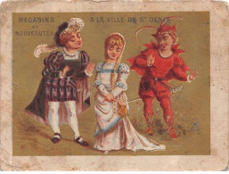 Chromos -COR12169 - Magasins De Nouveautés - Hommes - Femme - Chapeaux - 7x9cm Env. - Altri & Non Classificati