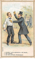 Chromos -COR12159 - Chicorée Williot - Hommes - Chapeau - 6x10cm Env. - Thé & Café