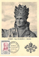 FRANCE.Carte Maximum.AM13923.30/05/1964.Cachet Aurillac.Gerbert.Pape Sylvestre II (938-1003) - 1960-1969