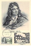 FRANCE.Carte Maximum.AM13865.11/06/1960.Cachet Paris.Nicolas Boileau-Despreaux (1636-1711).Poète.Maison D'Auteuil - 1960-1969