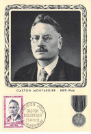 FRANCE.Carte Maximum.AM13857.25/04/1959.Cachet Comines.Gaston Moutardier (1889-1944).Résistance PTT - 1950-1959