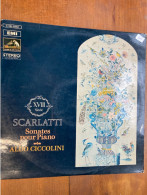 LP - 33T - XVIIIème Siècle -SONATES POUR PIANO - SCARLATTI - ALDO CICCOLINI  - VOIR POCHETTE - Classical