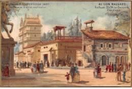 Chromos - COR15106 - Au Coin Maugars - Exposition Universelle 1889 - Maisons - Palais - 12x8 Cm Environ - Altri & Non Classificati