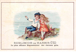 Chromos -COR12565 - Sublimior De Harris - Fille - Garçon - Rocher - Mer - Oiseaux - 12x8cm Env. - Altri & Non Classificati