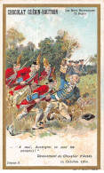 Chromos -COR10536 - Chocolat Guérin-Boutron- Chevalier D'Assas- Soldats - 6x10 Cm Env. - Guérin-Boutron