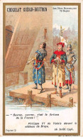 Chromos -COR10512 -Chocolat Guérin-Boutron-Mots Historiques -Philippe VI De Valois- Château De Broye - 6x10 Cm Env. - Guerin Boutron