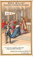 Chromos -COR10484 - Chicorée Moka Williot - Jeanne D'Arc- Sacre De Charles VII - 6x10 Cm Environ - Té & Café