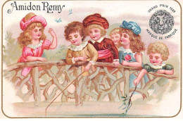 Chromos - COR14384 - Amidon Remy - Enfants - Filles - Garçons - Barrière - 10x7 Cm Environ - En L'état - Other & Unclassified