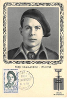 Carte Maximum - FRANCE - COR12676 - 19/04/1958 - Fred Scamaroni - Cachet Ajaccio - - 1950-1959