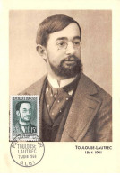 Carte Maximum - FRANCE - COR12691 - 07/06/1958 - Toulouse Lautrec - Cachet Albi - 1950-1959