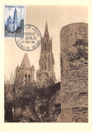 Carte Maximum - FRANCE - COR12680 - 17/05/1958 - Cathédrale De Senlis - Cachet Senlis - 1950-1959