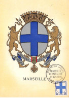 Carte Maximum - FRANCE - COR12703 - 15/11/1958 - Armoiries De Marseille - Cachet Marseille - 1950-1959