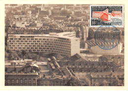 Carte Maximum - FRANCE - COR12699 - 01/11/1958 - Nouveau Palais De L'UNESCO - Cachet Paris - 1950-1959