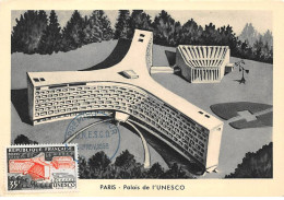 Carte Maximum - FRANCE - COR12700 - 01/11/1958 - Palais De L'UNESCO - Cachet Paris - 1950-1959