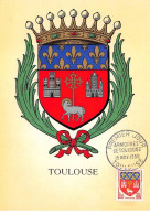 Carte Maximum - FRANCE - COR12706 - 15/11/1958 - Armoiries De Toulouse - Cachet Toulouse - 1950-1959