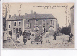 SAINT-AUBIN-des-COUDRAY: Arrivée De La Ferté-bernard Carrefour De Dehaut - Très Bon état - Andere & Zonder Classificatie