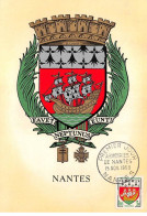 Carte Maximum - FRANCE - COR12707 - 15/11/1958 - Armoiries De Nantes - Cachet Nantes - 1950-1959