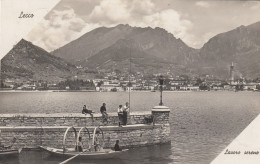 LECCO-PANORAMA-LAVORO SERENO- CARTOLINA VERA FOTOGRAFIA VIAGGIATA IL 28-8-1942 - Lecco