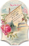 Chromos - COR13792 - A La Tour Jean Sans Peur - Rose Bateau - Arbres - 10x6 Cm Environ - En L'état - Andere & Zonder Classificatie