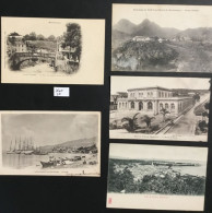 LOT 39: 5 Cartes Postales Anciennes De MARTINIQUE. Bon état. - Other & Unclassified