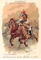 Chromos - COR14567 - Uniformes De L'armée Française - Cuirassiers De La Moskowa - 12x9 Cm Environ - En L'état - Sonstige & Ohne Zuordnung