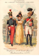 Chromos - COR14576 - Uniformes De L'armée Française - Garde Royale - Femme - Soldats - 12x9 Cm Environ - En L'état - Sonstige & Ohne Zuordnung