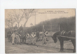 AJC - Suresnes - Route Stratégique - Telegrpahe Militaire De Campagne - Voiture Du Materiel - Suresnes