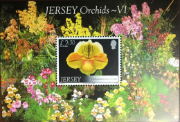 Jersey 2008 Orchids Flowers Minisheet MNH - Orquideas