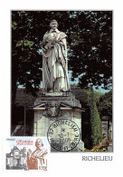 Carte Maximum - FRANCE - COR13599 - 30/07/2008 - Richelieu - Cachet Richelieu - 2000-2009