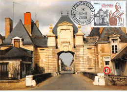 Carte Maximum - FRANCE - COR13600 - 30/08/2008 - Richelieu - Cachet Richelieu - 2000-2009