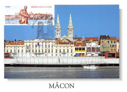 Carte Maximum - FRANCE - COR13608 - 27/03/2009 - Mâcon - Cachet Mâcon - 2000-2009