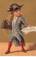 Chromos - COR13694 - Boucherie Parisienne - Homme - Lettre - Chapeau - 10x6 Cm Environ - En L'état - Otros & Sin Clasificación