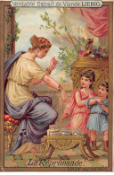 Chromos - COR13697 - Extrait De Viande LIEBIG - Femme - Enfants - Fleurs - 10x6 Cm Environ - En L'état - Liebig