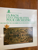 LP - 33T - J.S. BACH LES CINQ SUITES POUR ORCHESTRE  - JEAN-FRANCOIS PAILLARD VOIR POCHETTE - Clásica