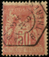 R1311/3092 - FRANCE - SAGE TYPE II N°98 >>> CACHET SPECAL De PARIS (Seine) RUE THERESE (BUREAU SUPPLEMENTAIRE) - 1876-1898 Sage (Type II)