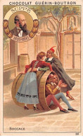 Chromos - COR14171 - Chocolat Guérin-Boutron -Suppé - Boccace - Hommes - Femme - Tonneaux - 10x6 Cm Environ - Guerin Boutron