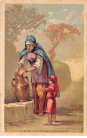 Chromos - COR14981 - Femme - Enfant Kroumir - Arbres - 11x7 Cm Environ - Sonstige & Ohne Zuordnung