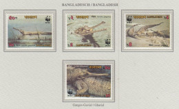 BANGLADESH 1990 WWF  Mi 323-326 MNH(**) Fauna 773 - Andere & Zonder Classificatie