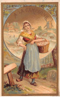 Chromos - COR13933 -Chicorée Arlatte Cambrai - Femme - Campagne - Panier - Moulin - 10x6 Cm Environ - En L'état - Thé & Café